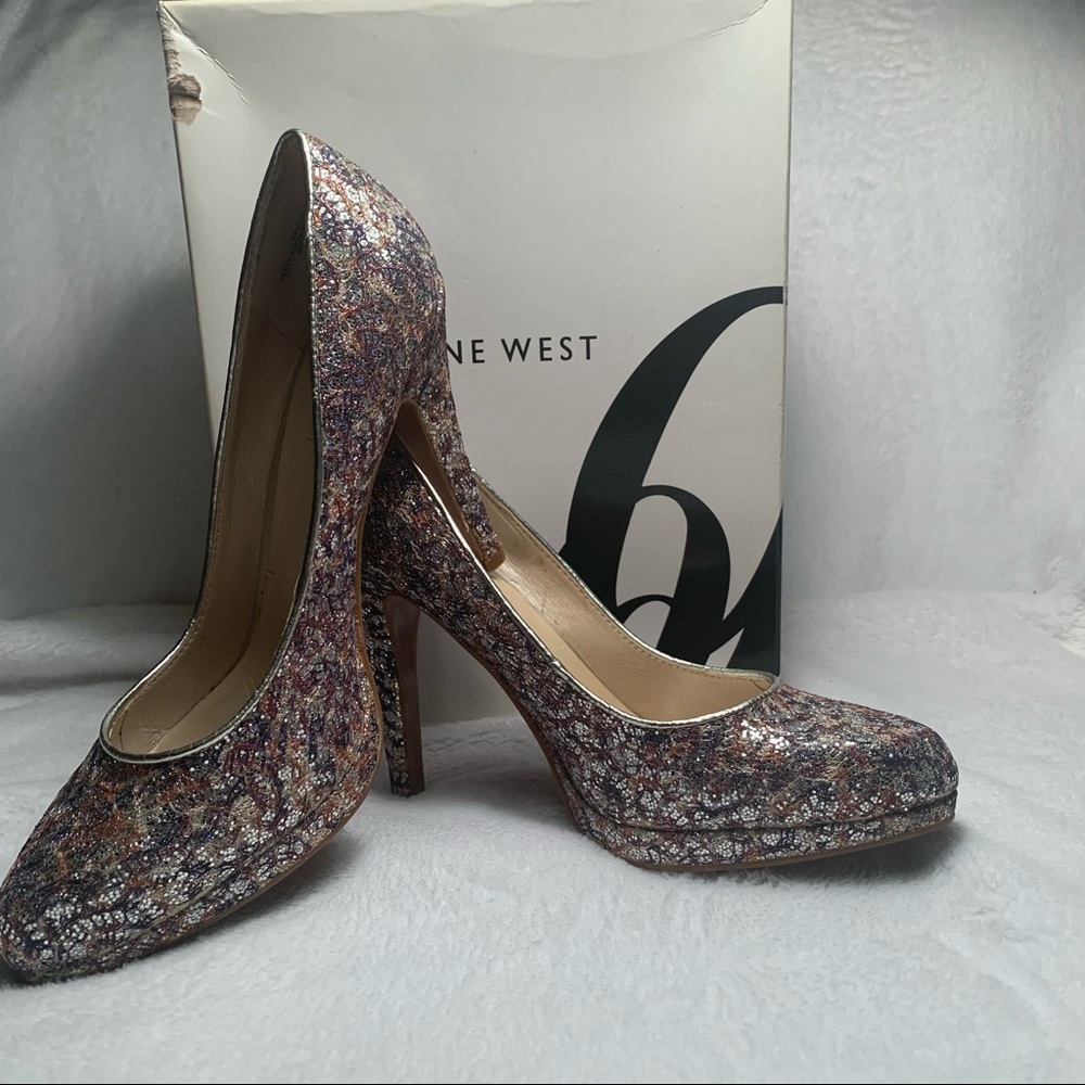 Nine West Rocha platform pumps- size 7